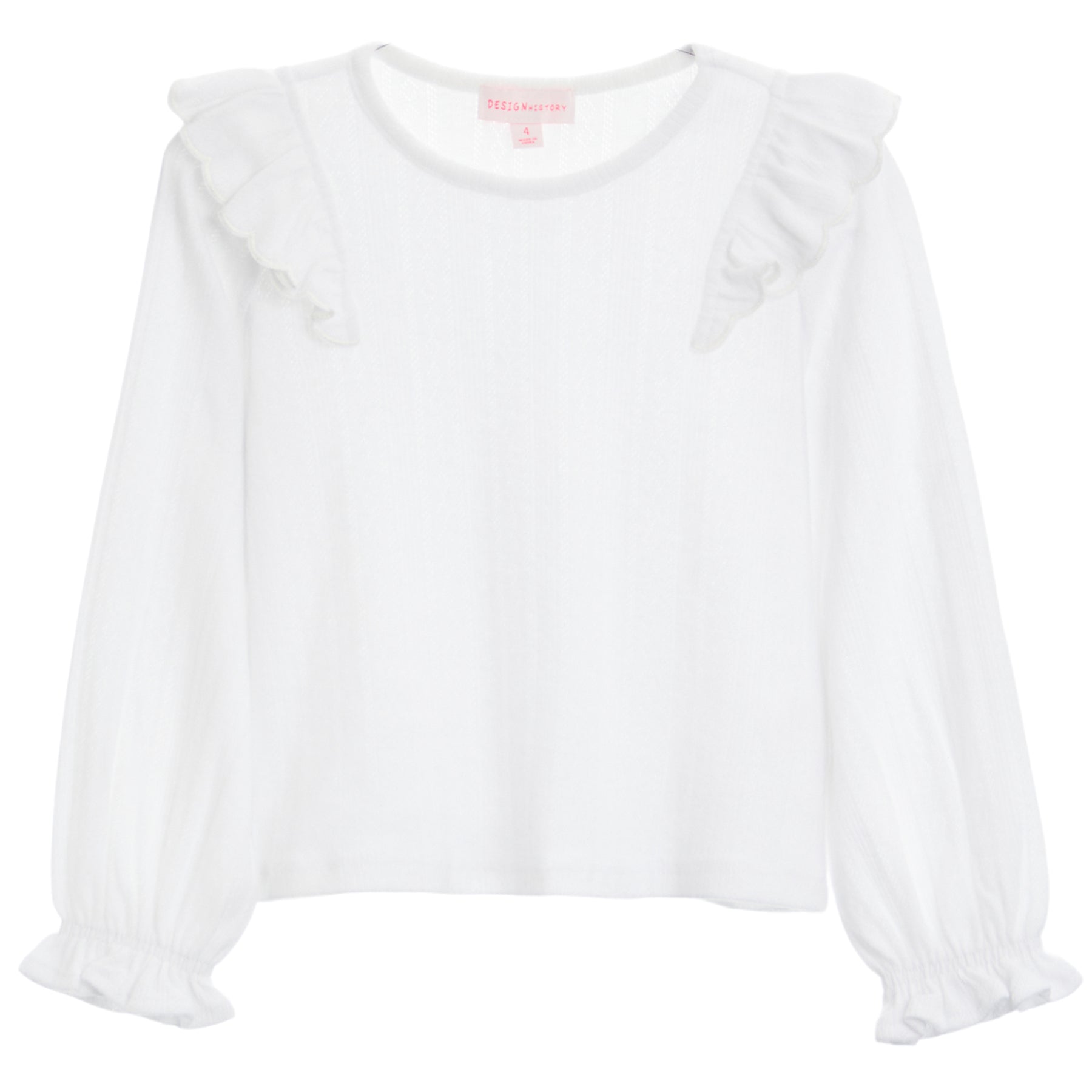 Ruffle Shoulder Top