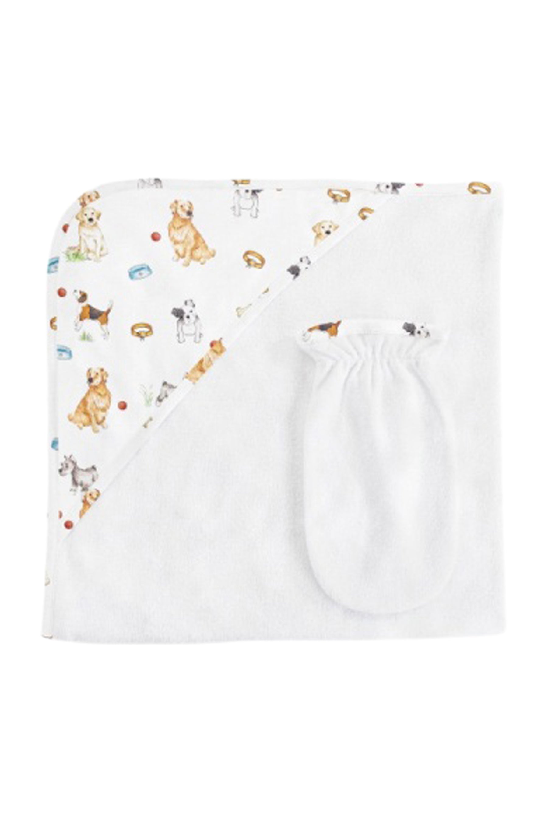 Best Friends Hooded Towel With Mitt