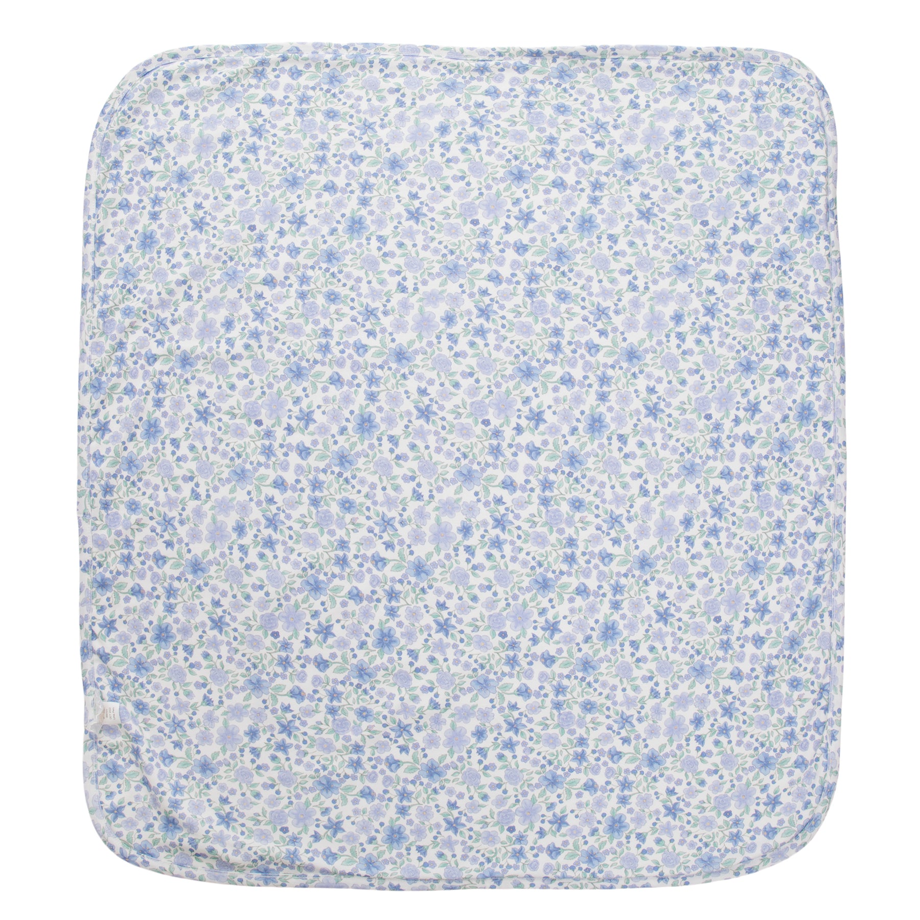 Blue Blossom Hooded Towel With Mitt