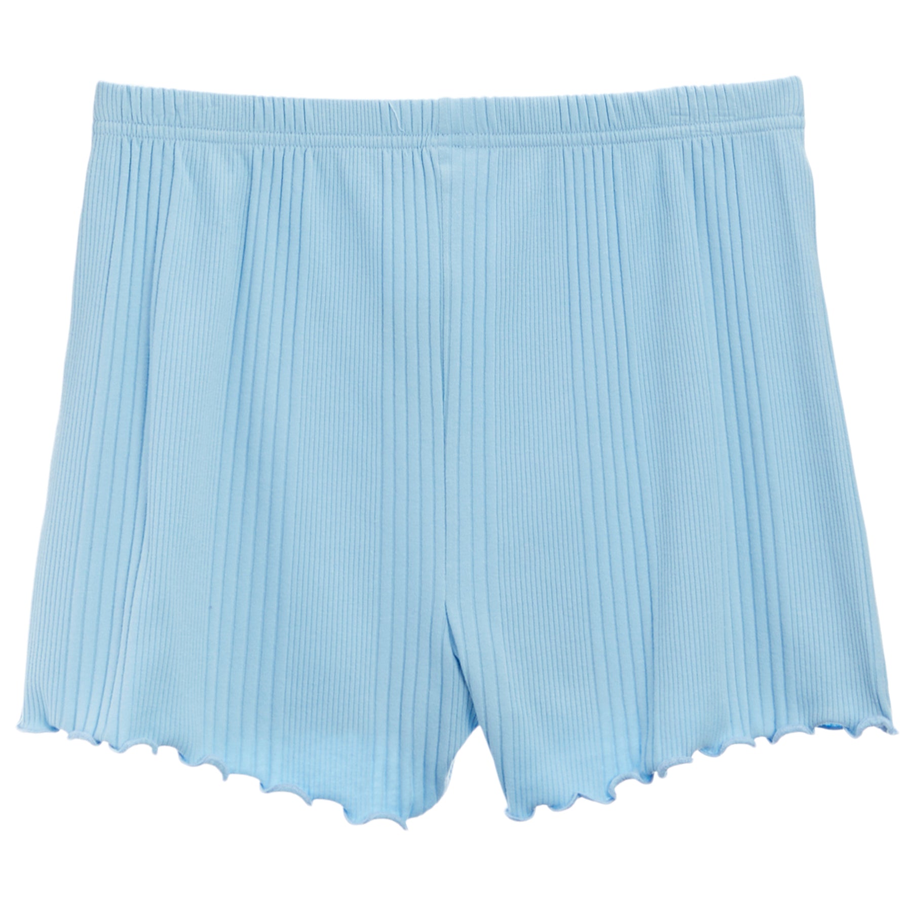 Ribbed Lettuce Edge Short