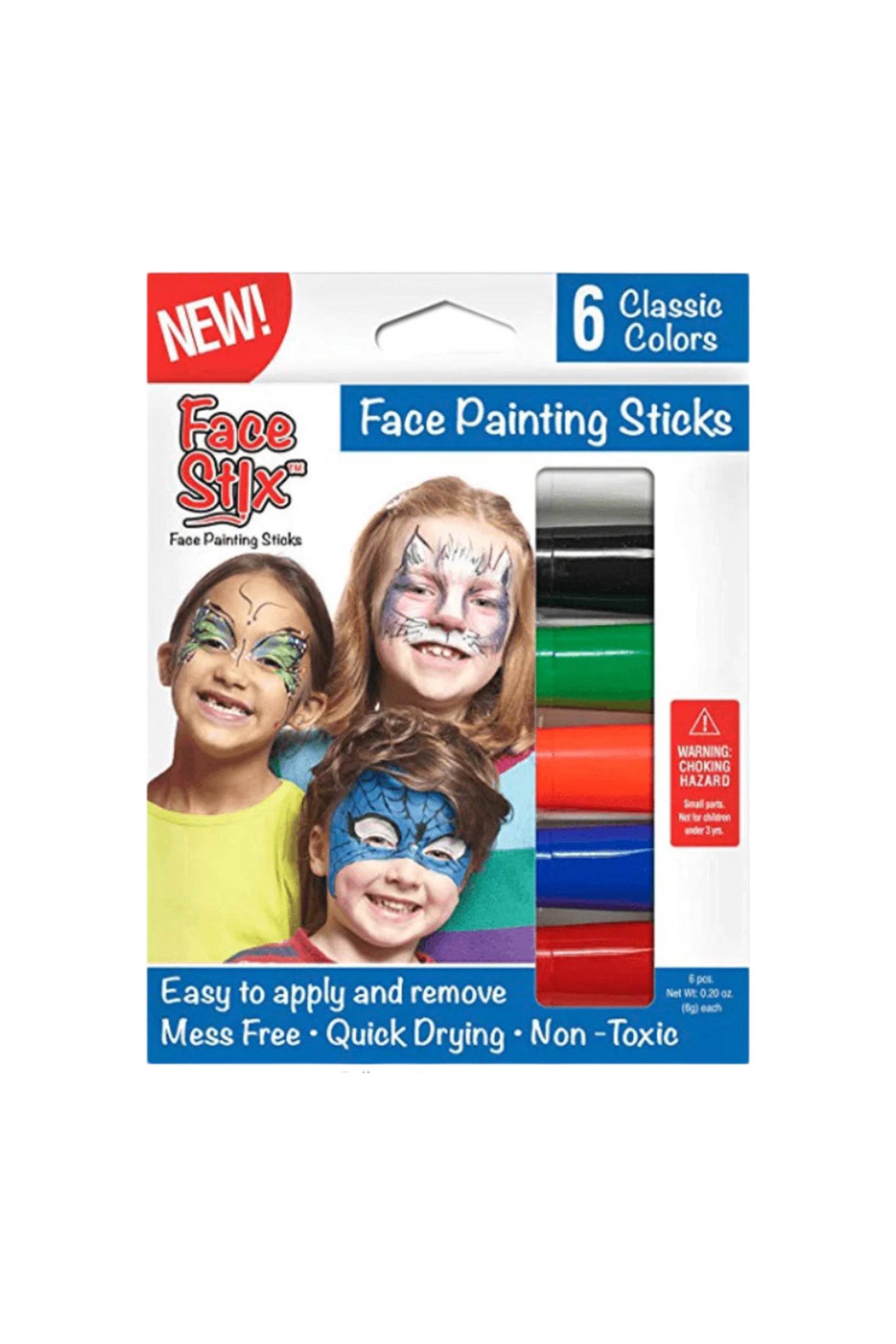 Face Paint Stix - 6 Pack