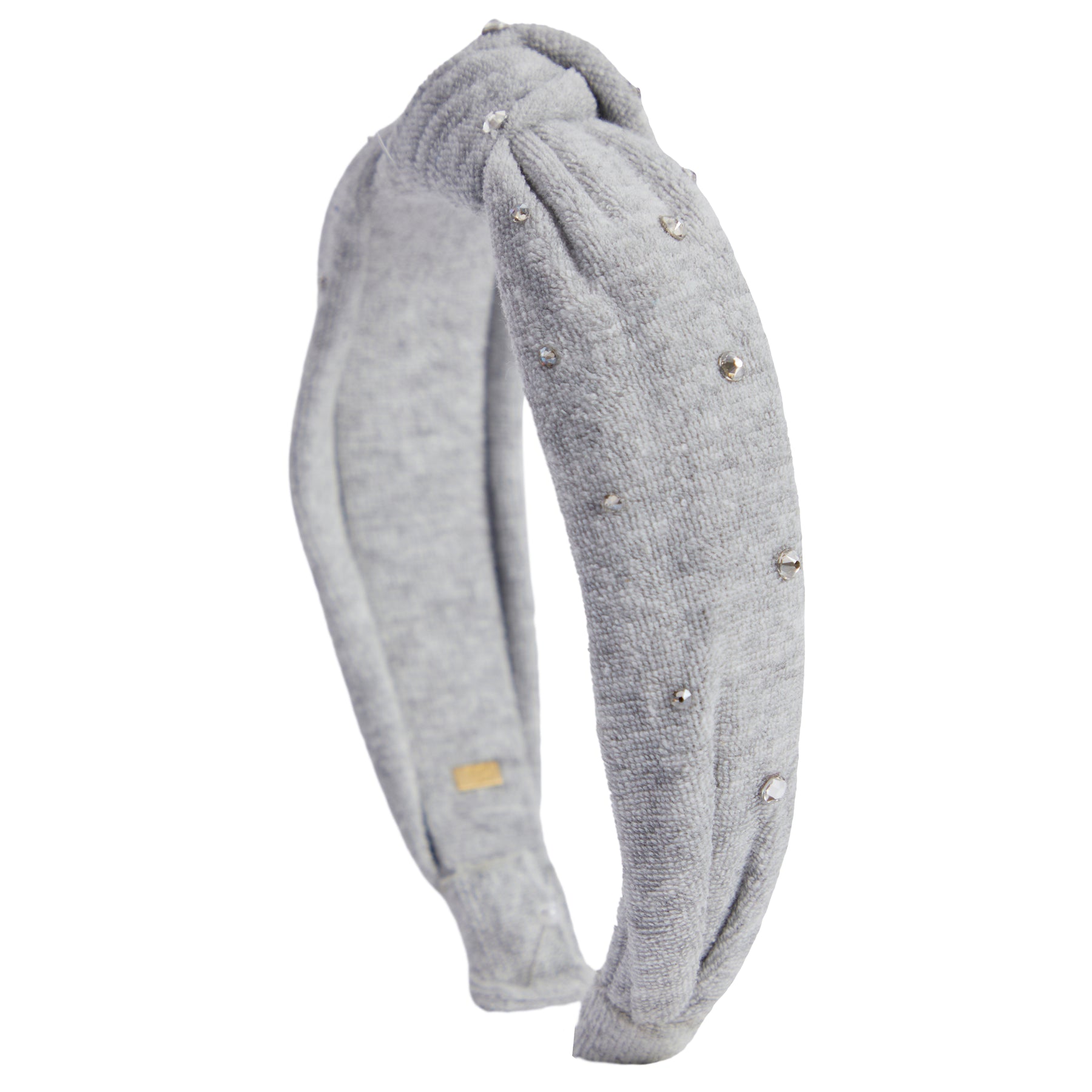 Terry Knot Rhinestone Headband