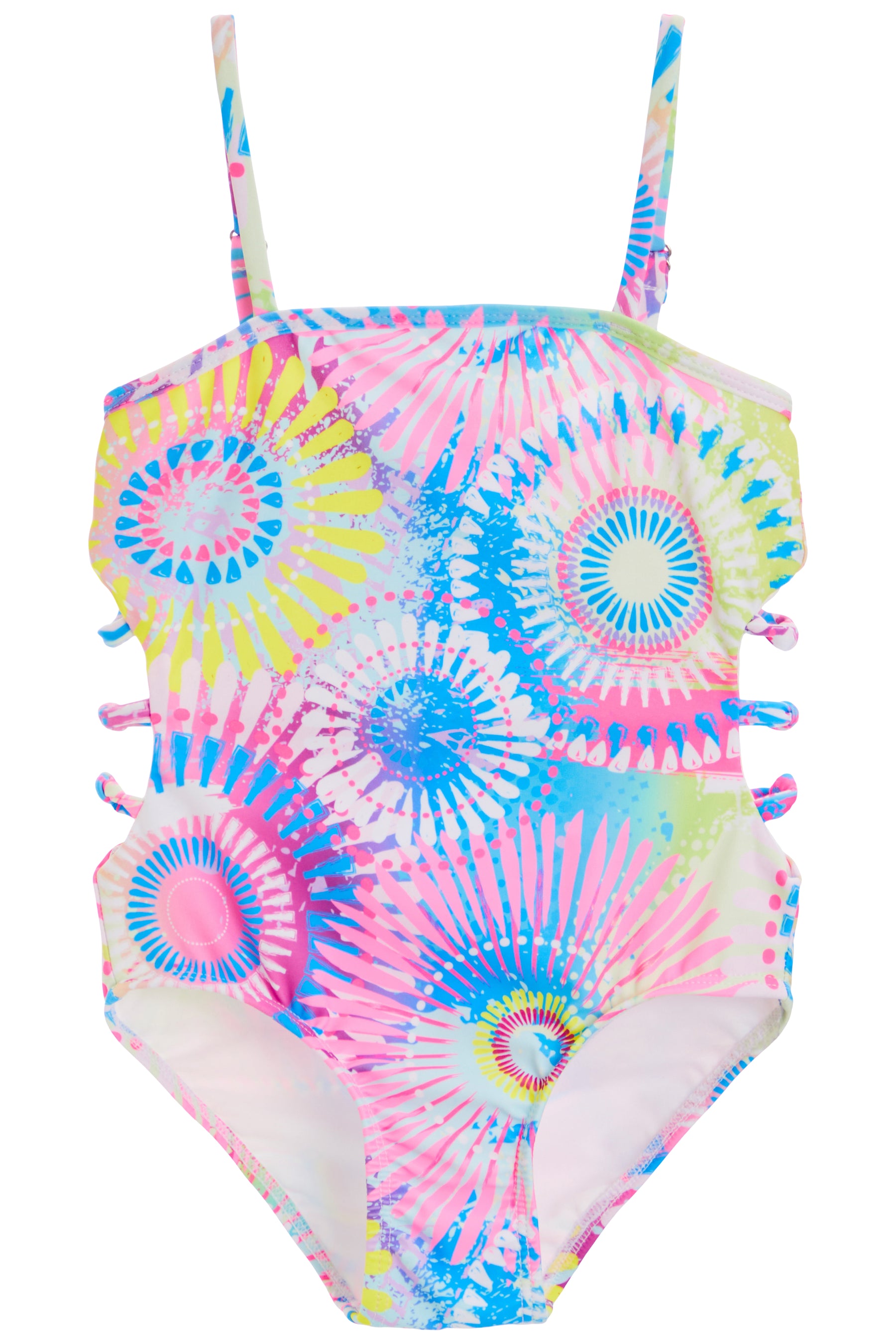 Pinwheel Cut Side Swimsuit