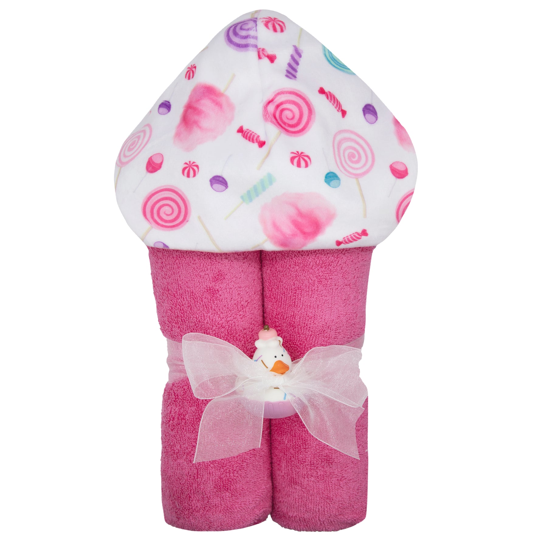 Swirly Pop Deluxe Hooded Towel