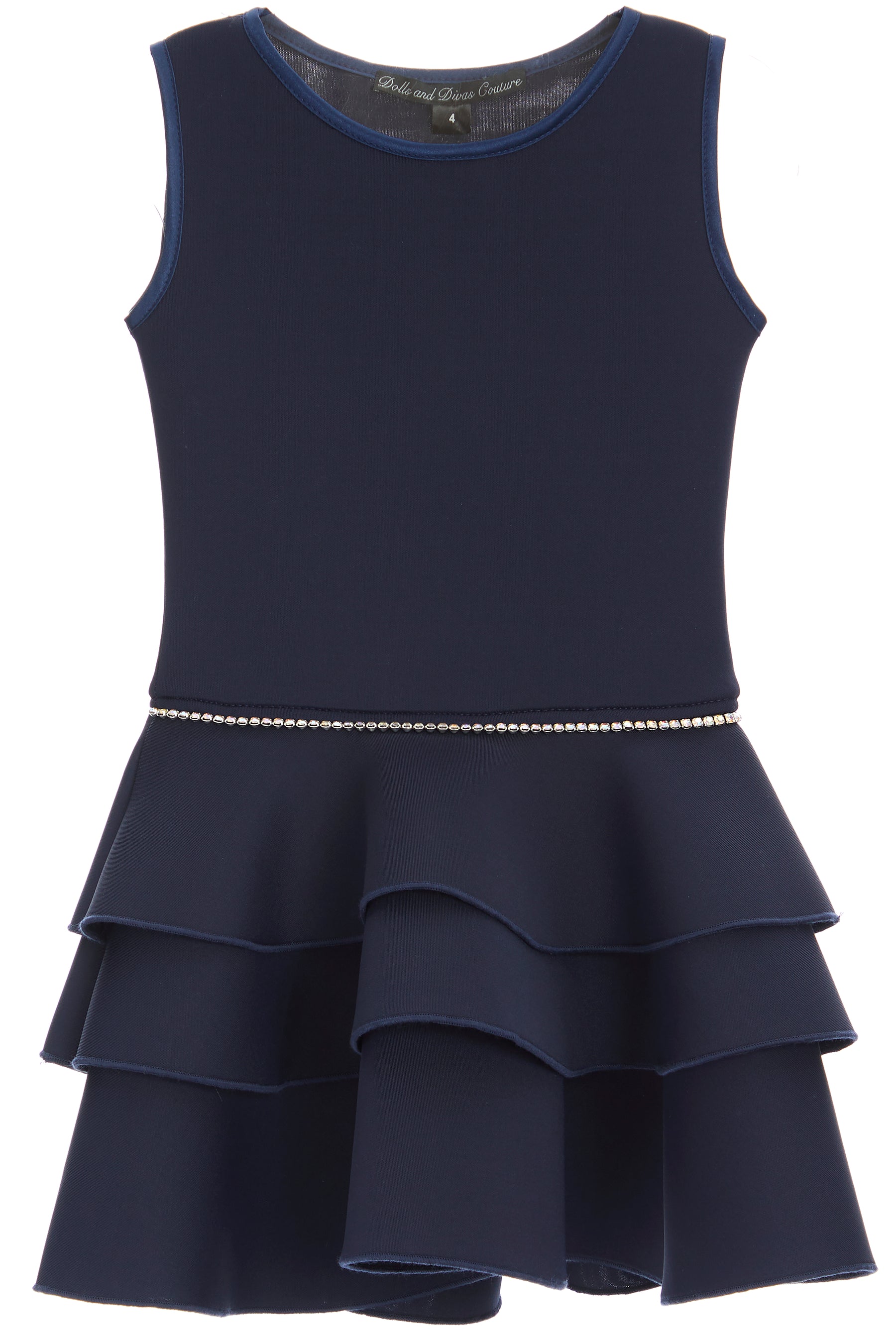 Dress with Rhinestone Detail