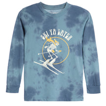 Ski Ya Later L/S Tee Ocean