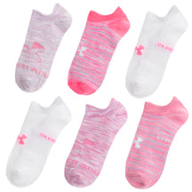 UA No Show 6 Pack Socks