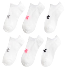 UA No Show 6 Pack Socks