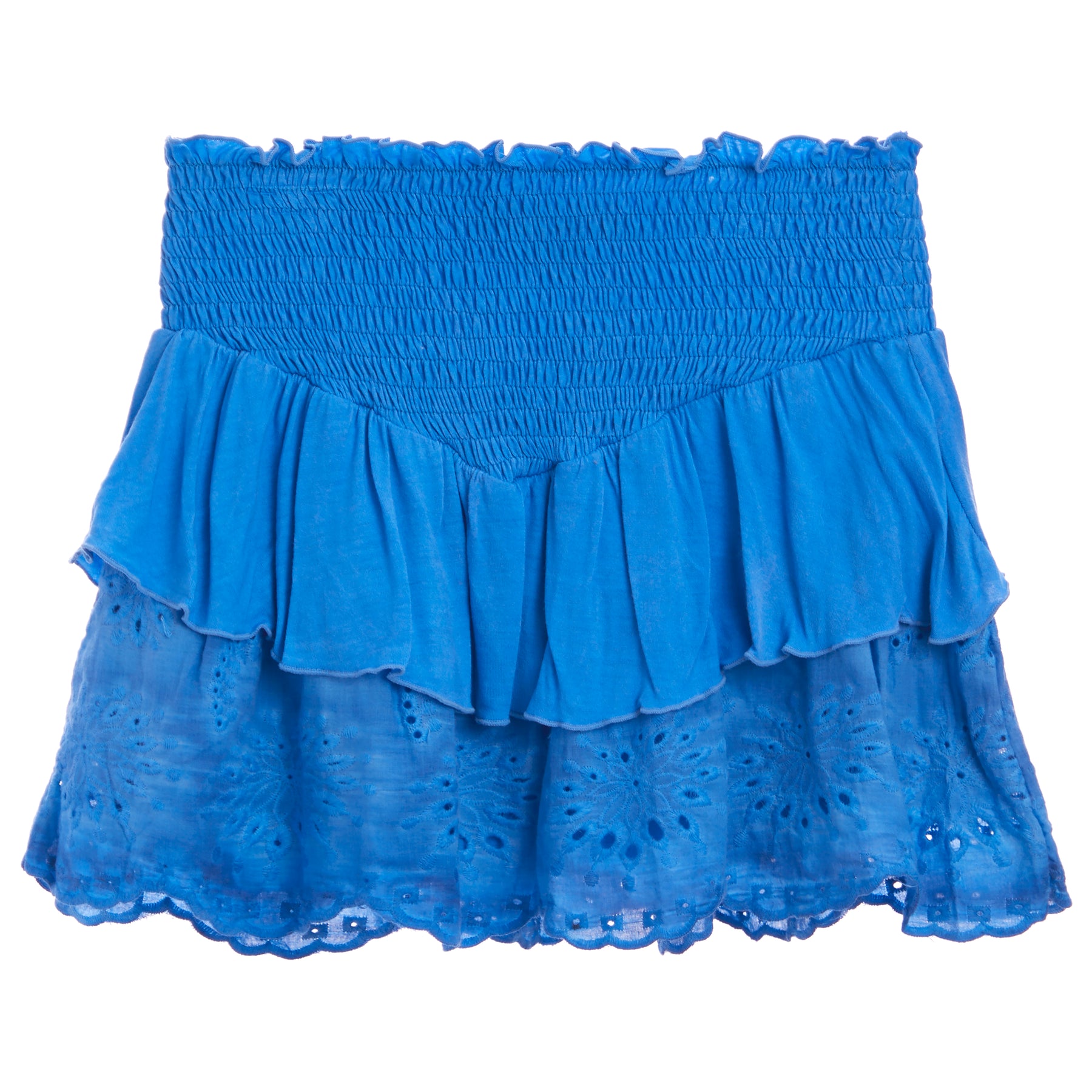 Eyelet Ruffle Skirt