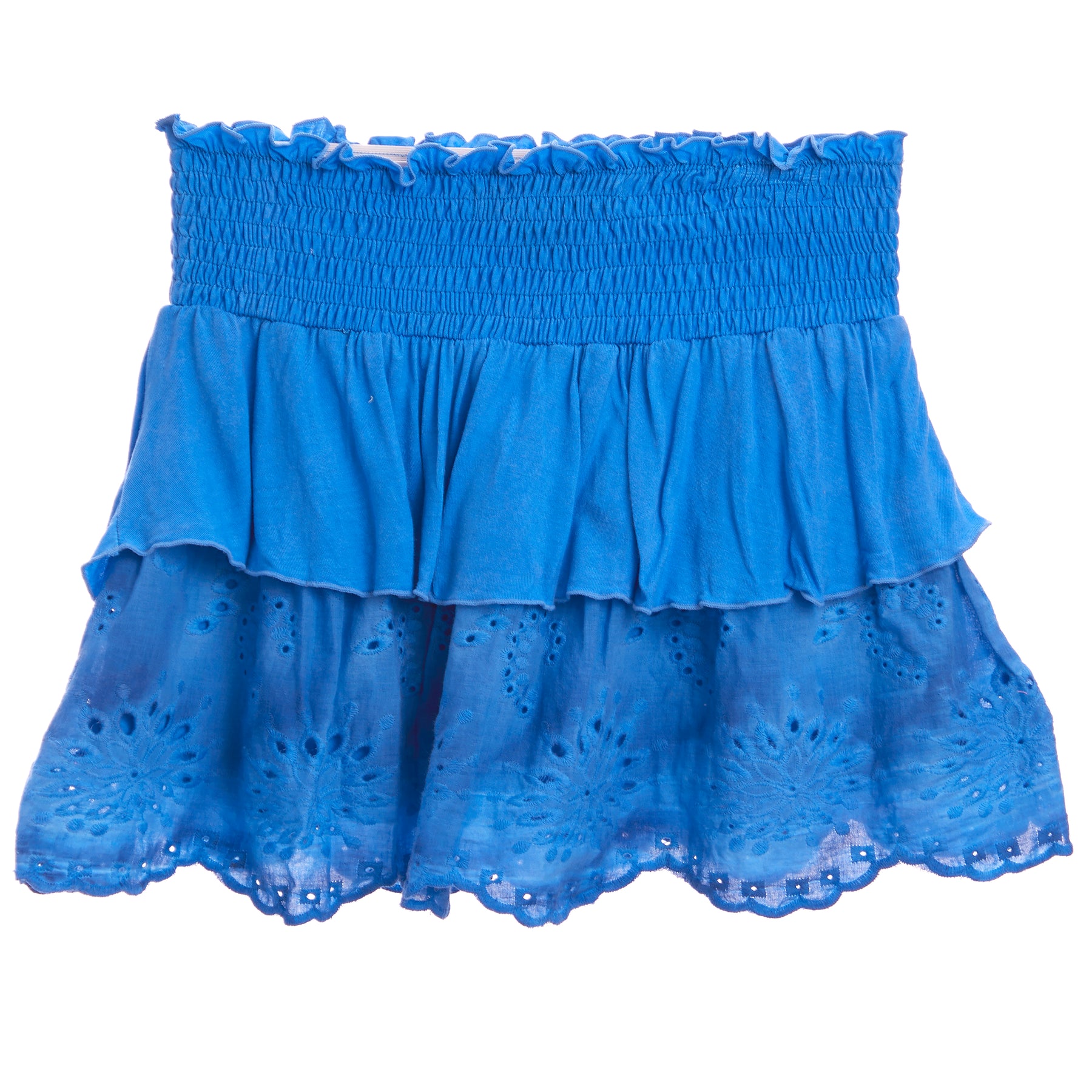 Eyelet Ruffle Skirt