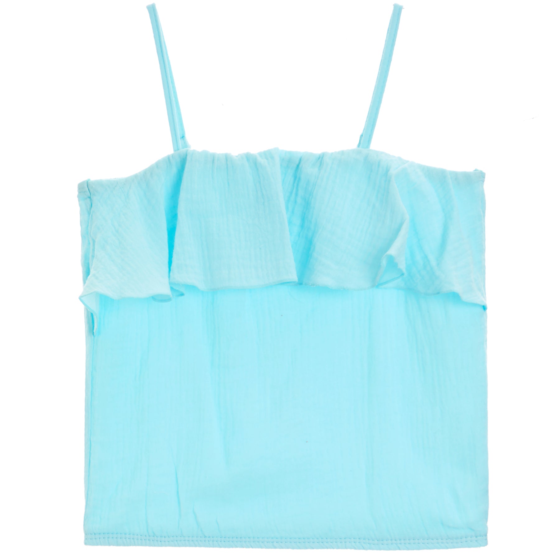 Textured Ruffle Top
