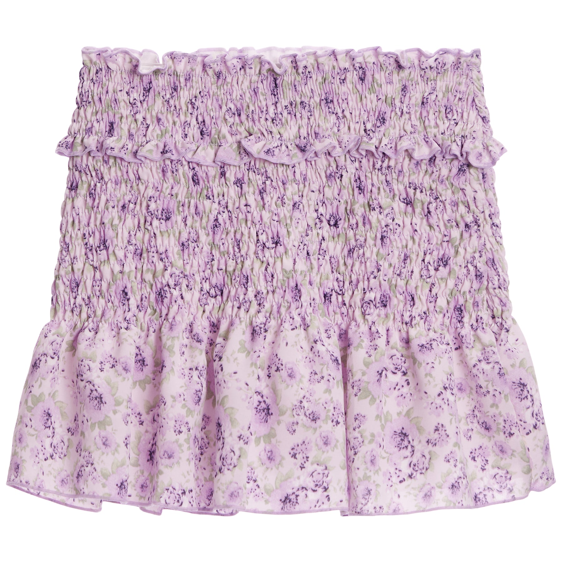 Floral Smocked Skirt