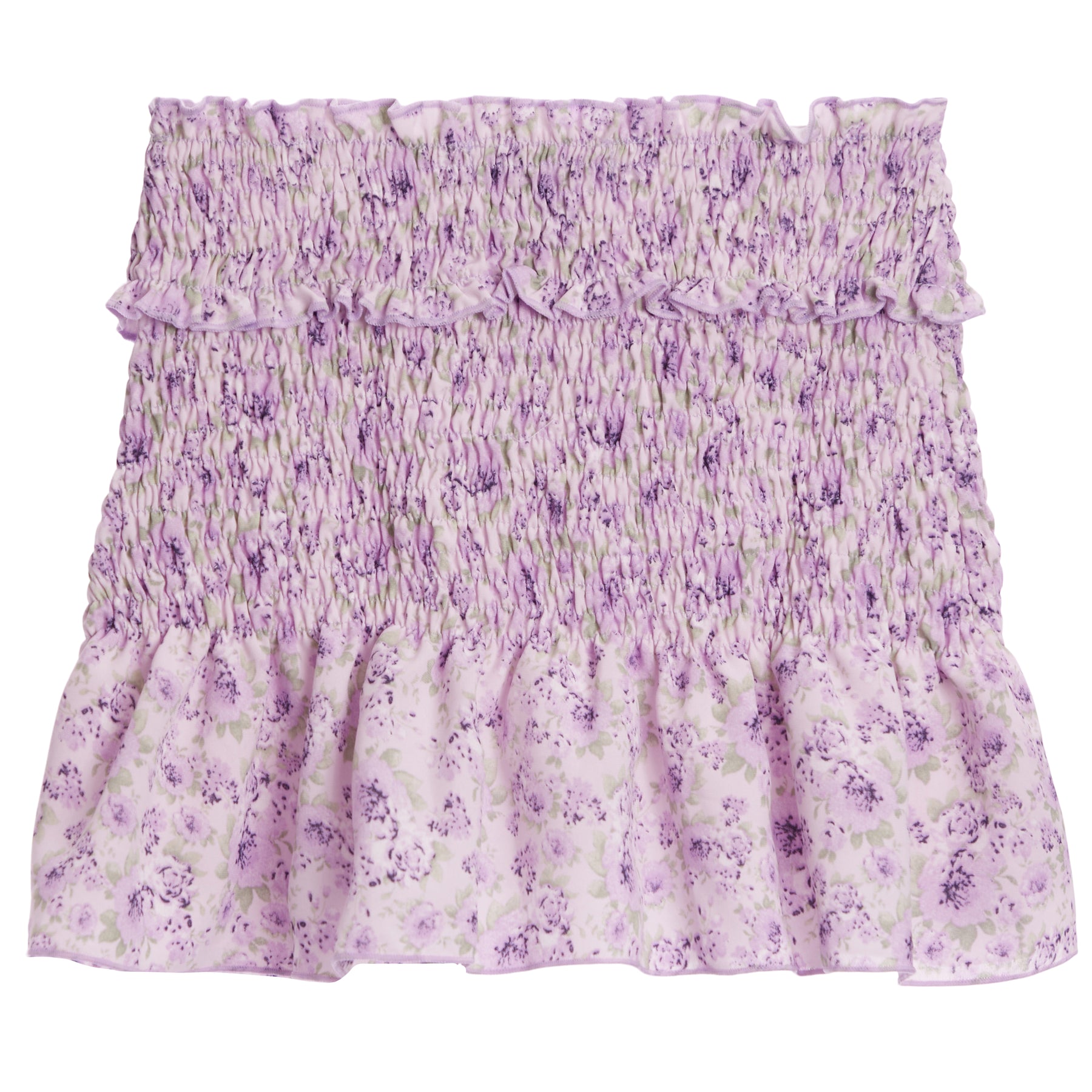Floral Smocked Skirt