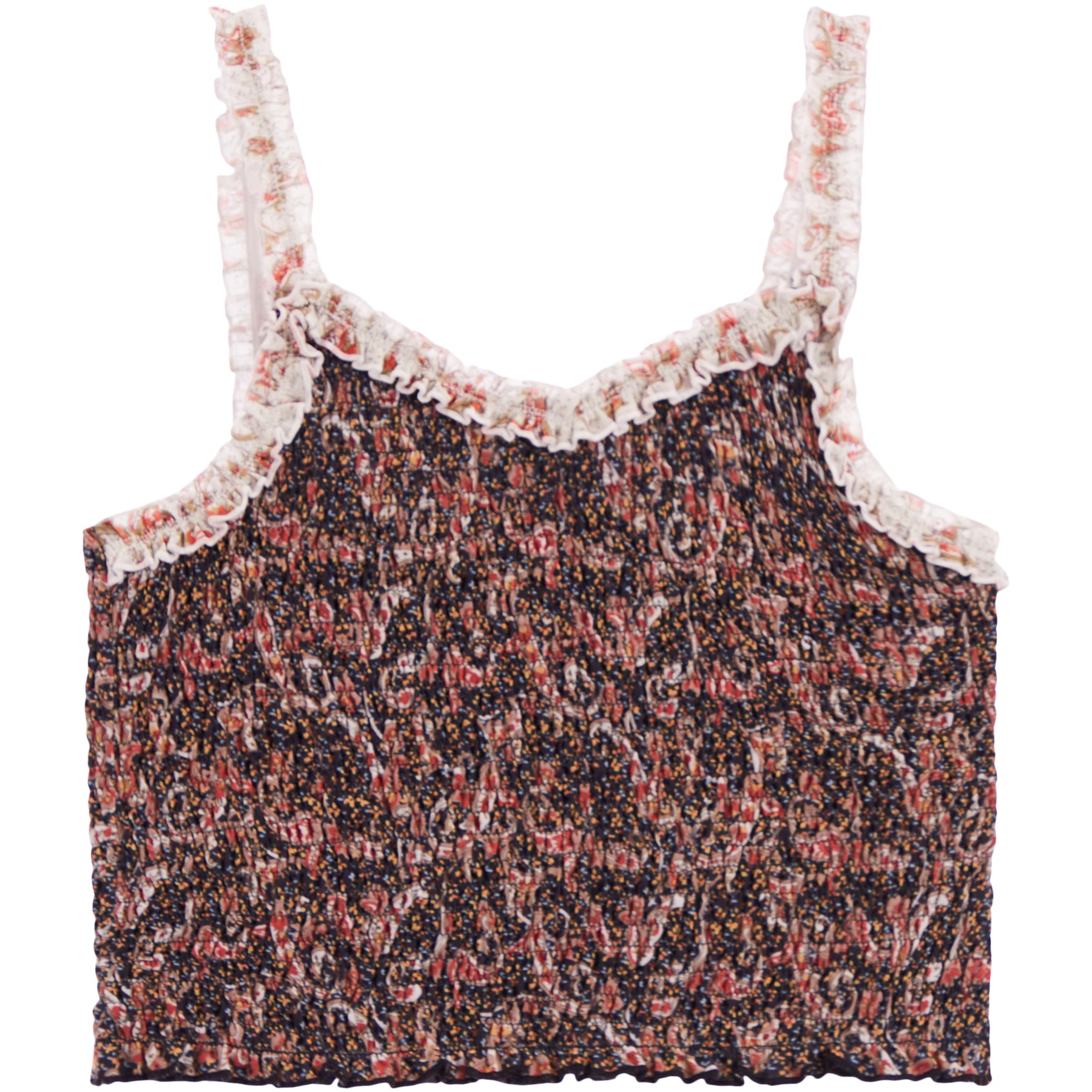 Paisley Smocked Tank Top