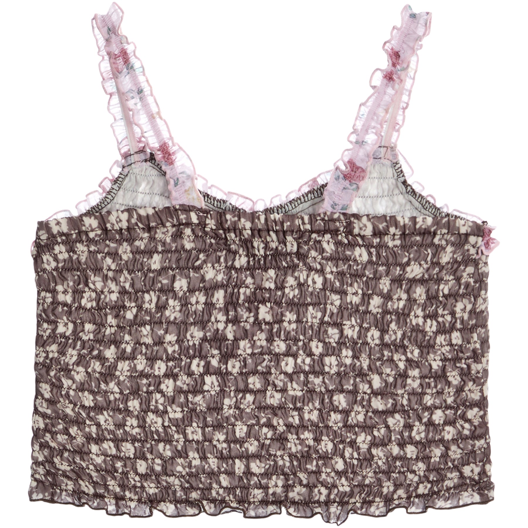 Smocked Ditsy Floral Tank