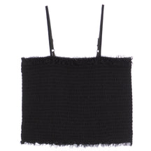 Tulle Smocked Top