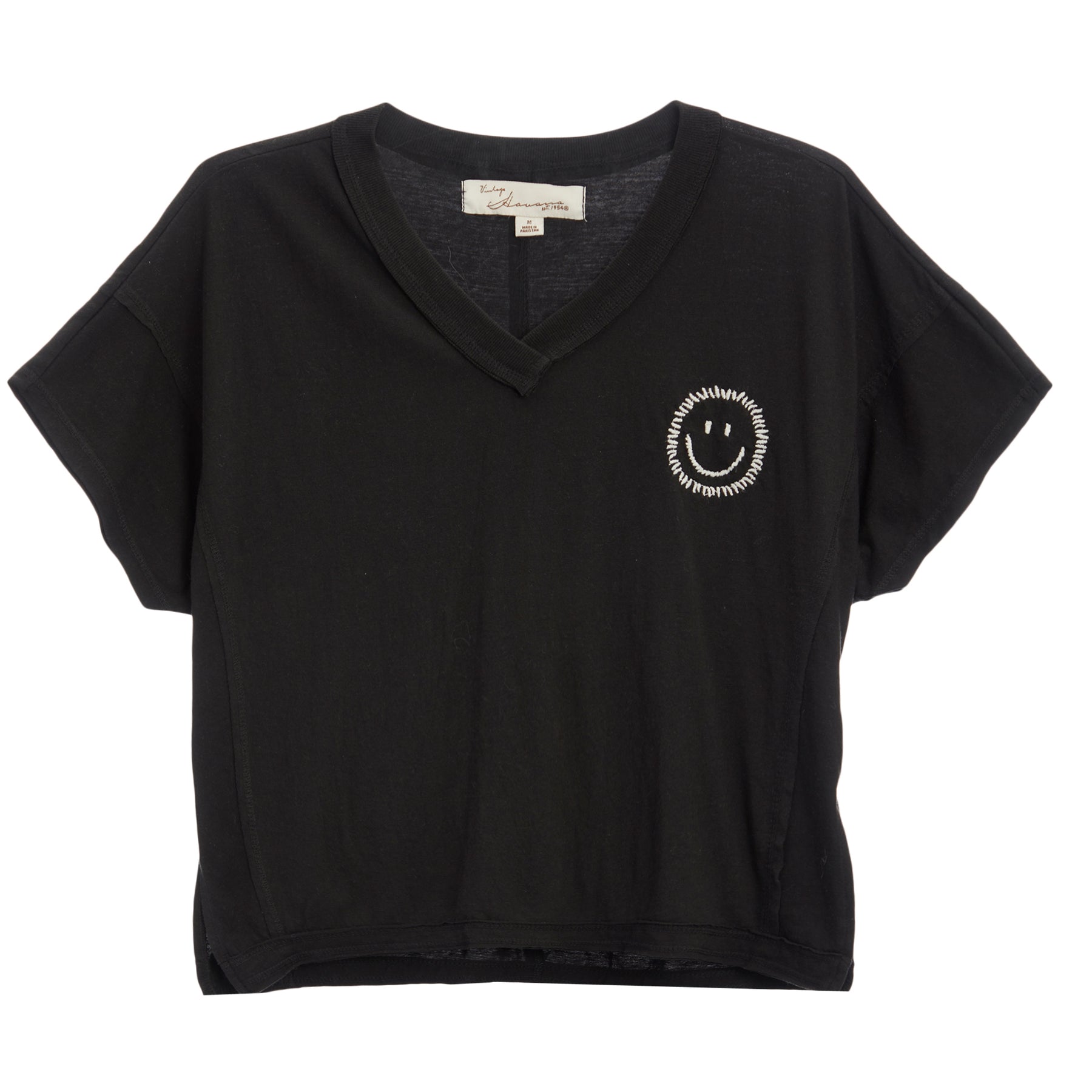 Smile Embroidery Tee