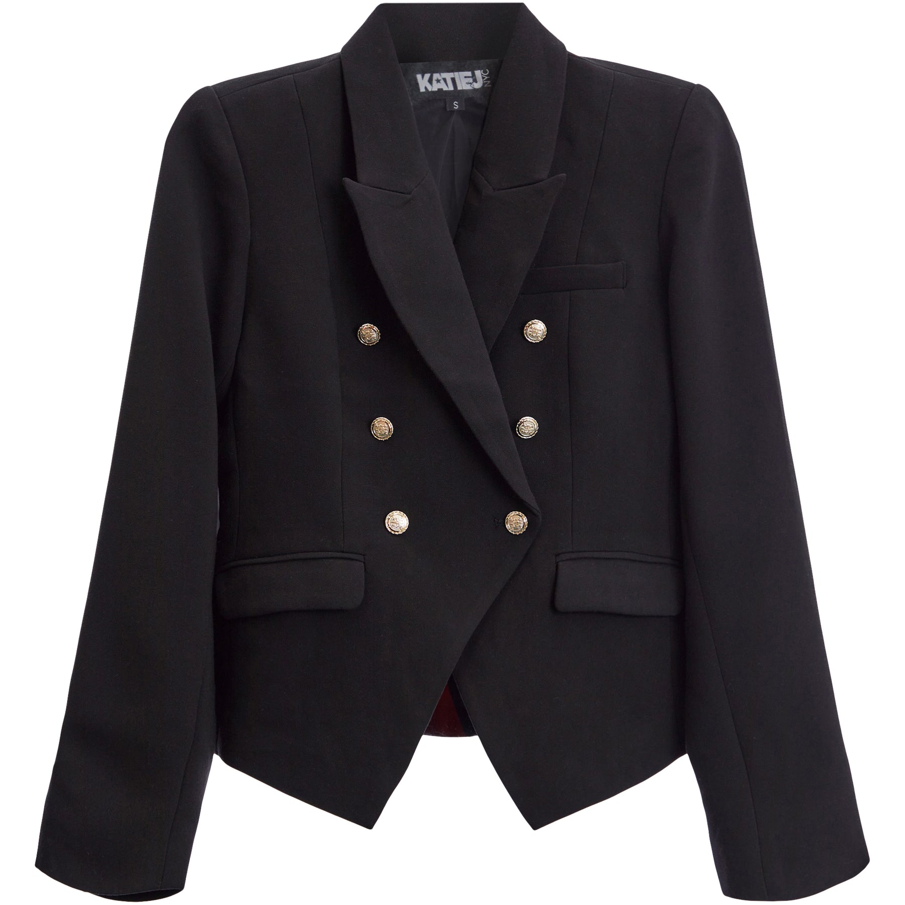 Victoria Gold Button Blazer