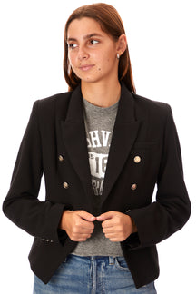 Victoria Gold Button Blazer
