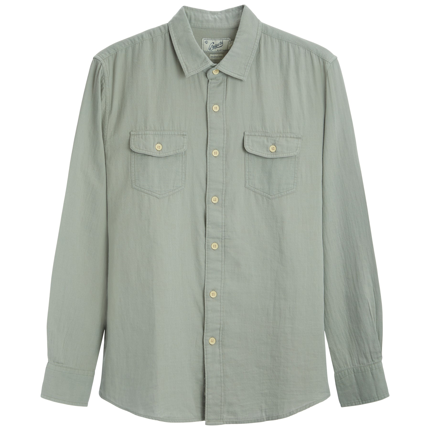 Lightweight Long Sleeve Double Cloth Shirt