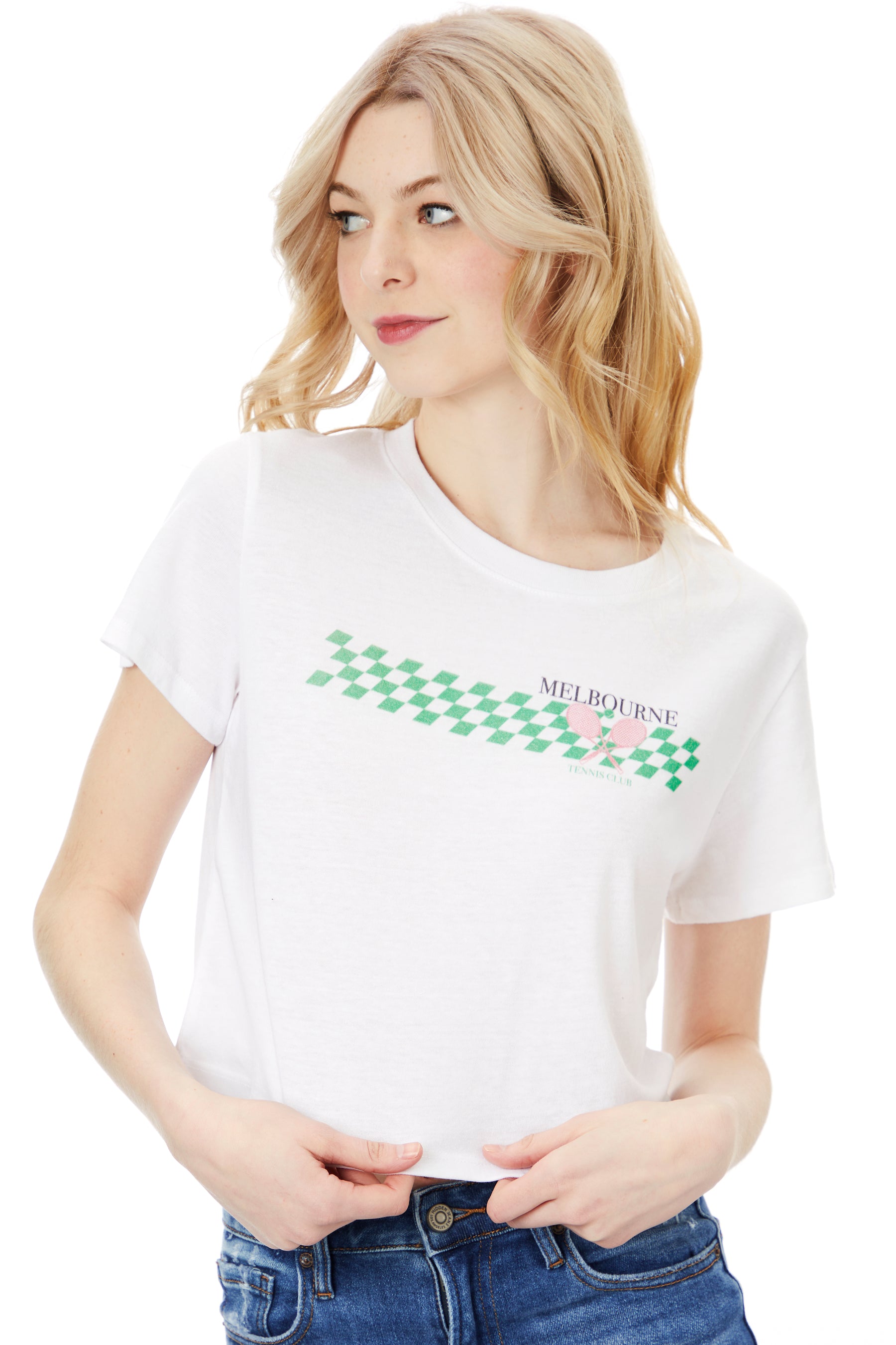 Melbourne Tennis Club Crop Tee
