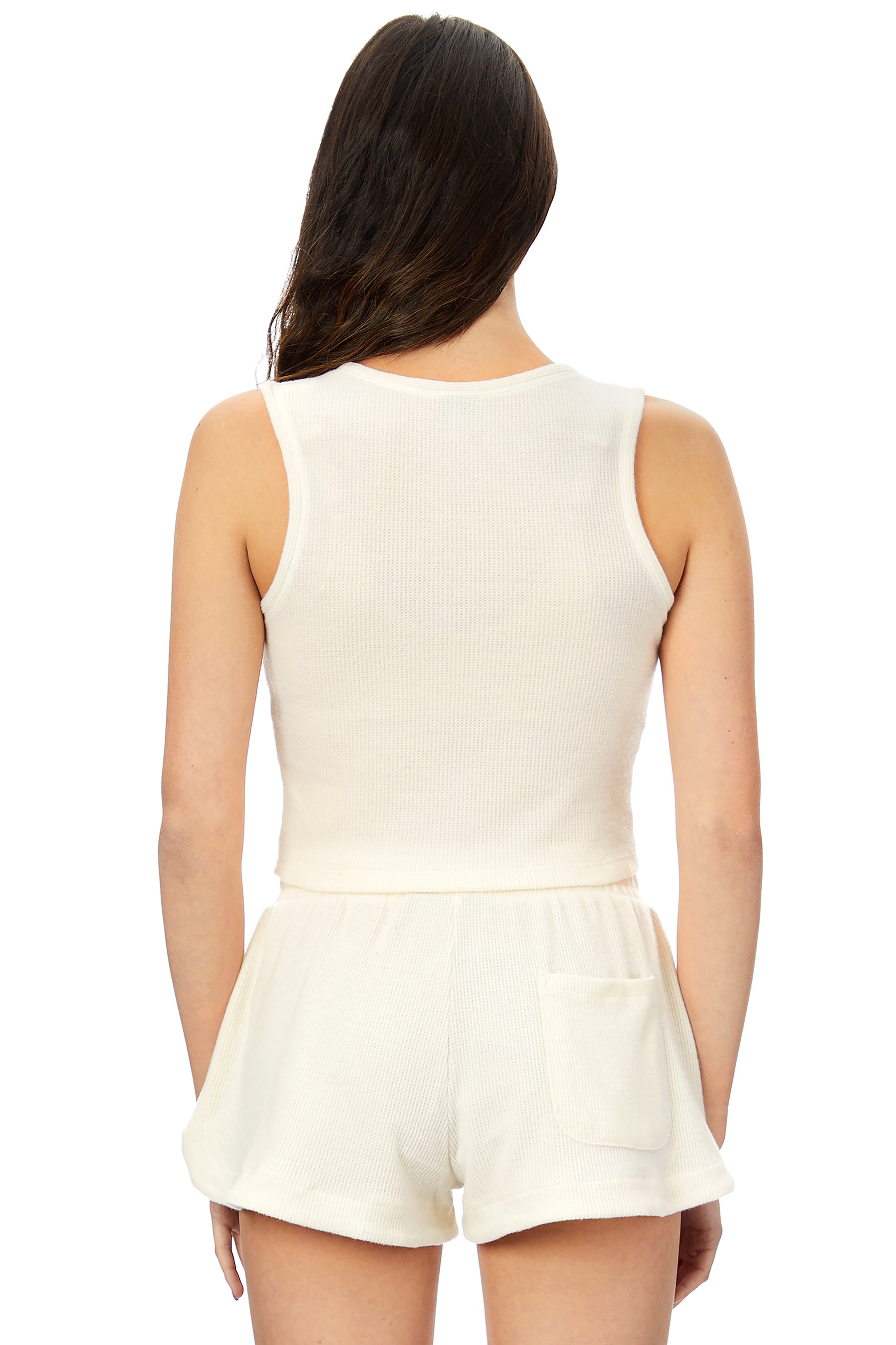 Brushed Waffle Tank Top