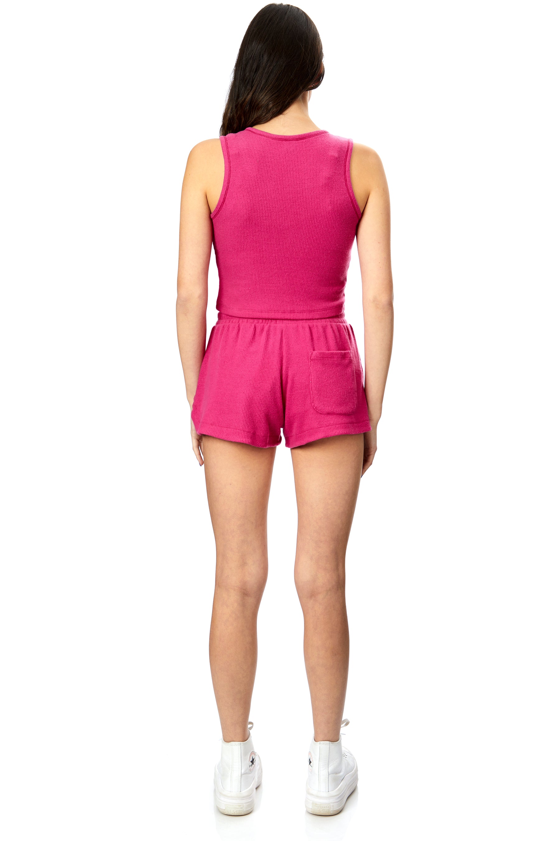 Brushed Waffle Tank Top