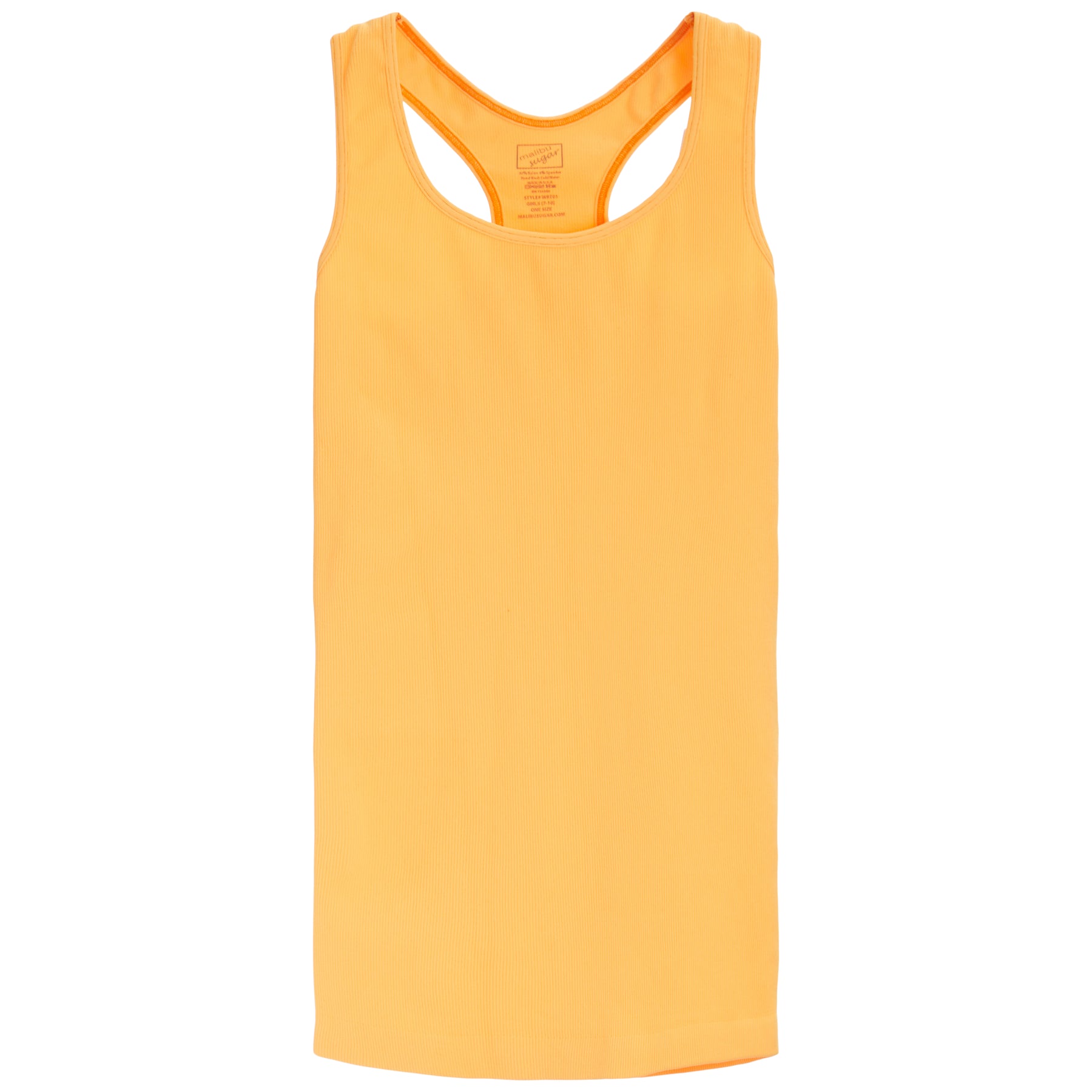 Ribbed Racer Back Tank Top