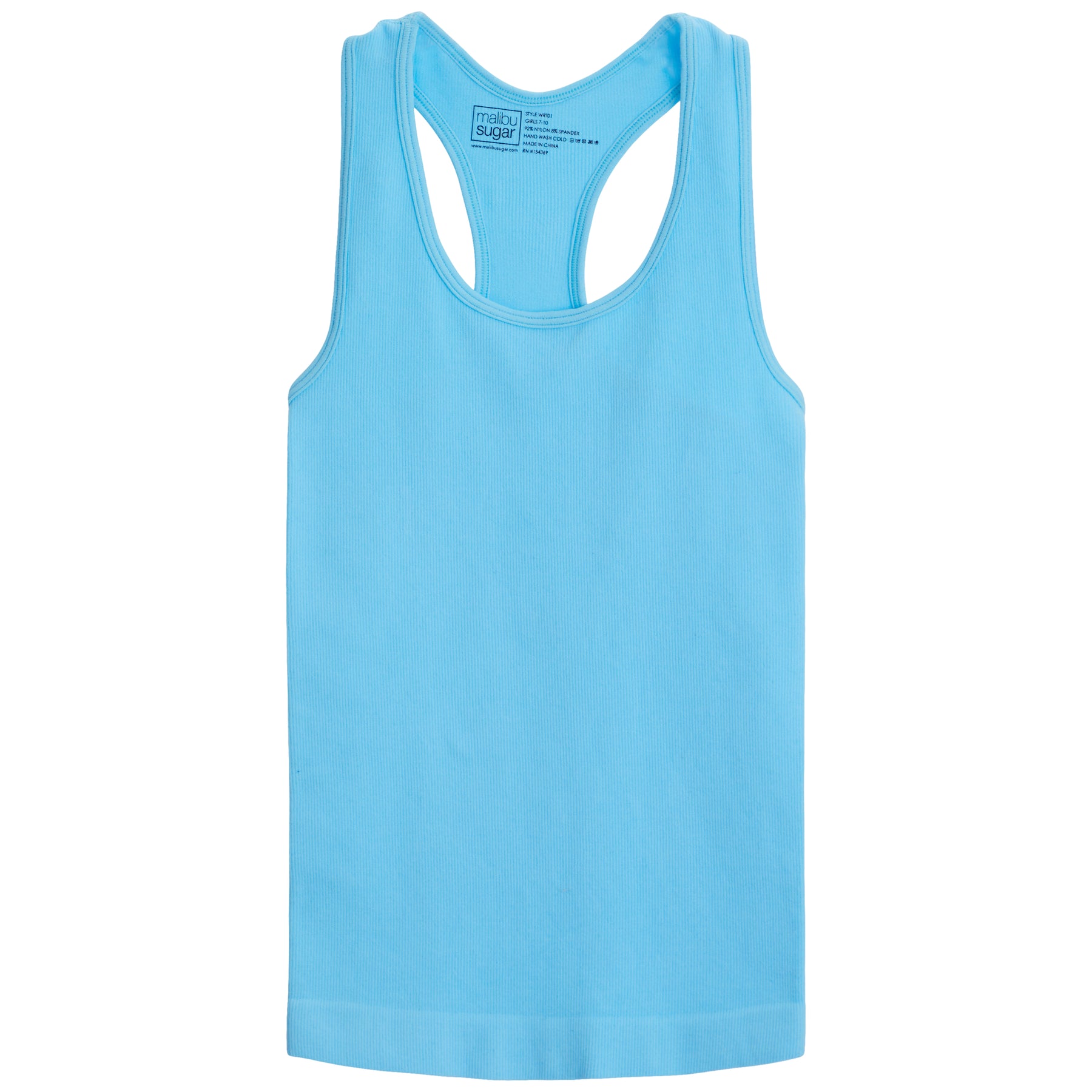 Ribbed Racer Back Tank Top