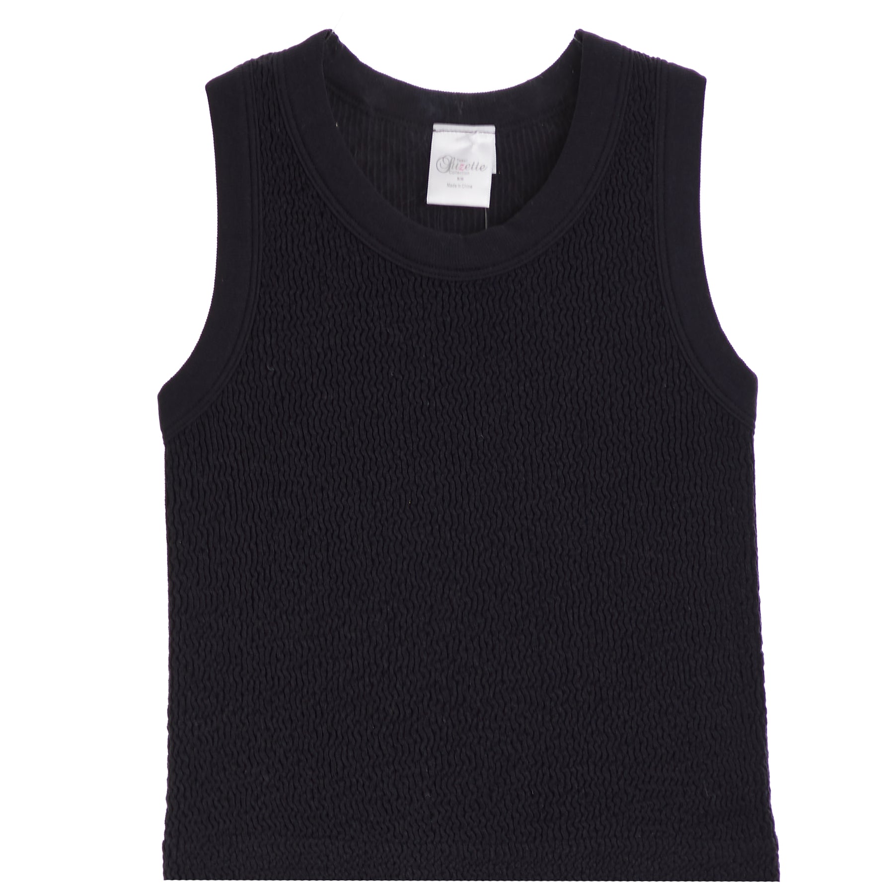 Smocking Sleeveless Tank