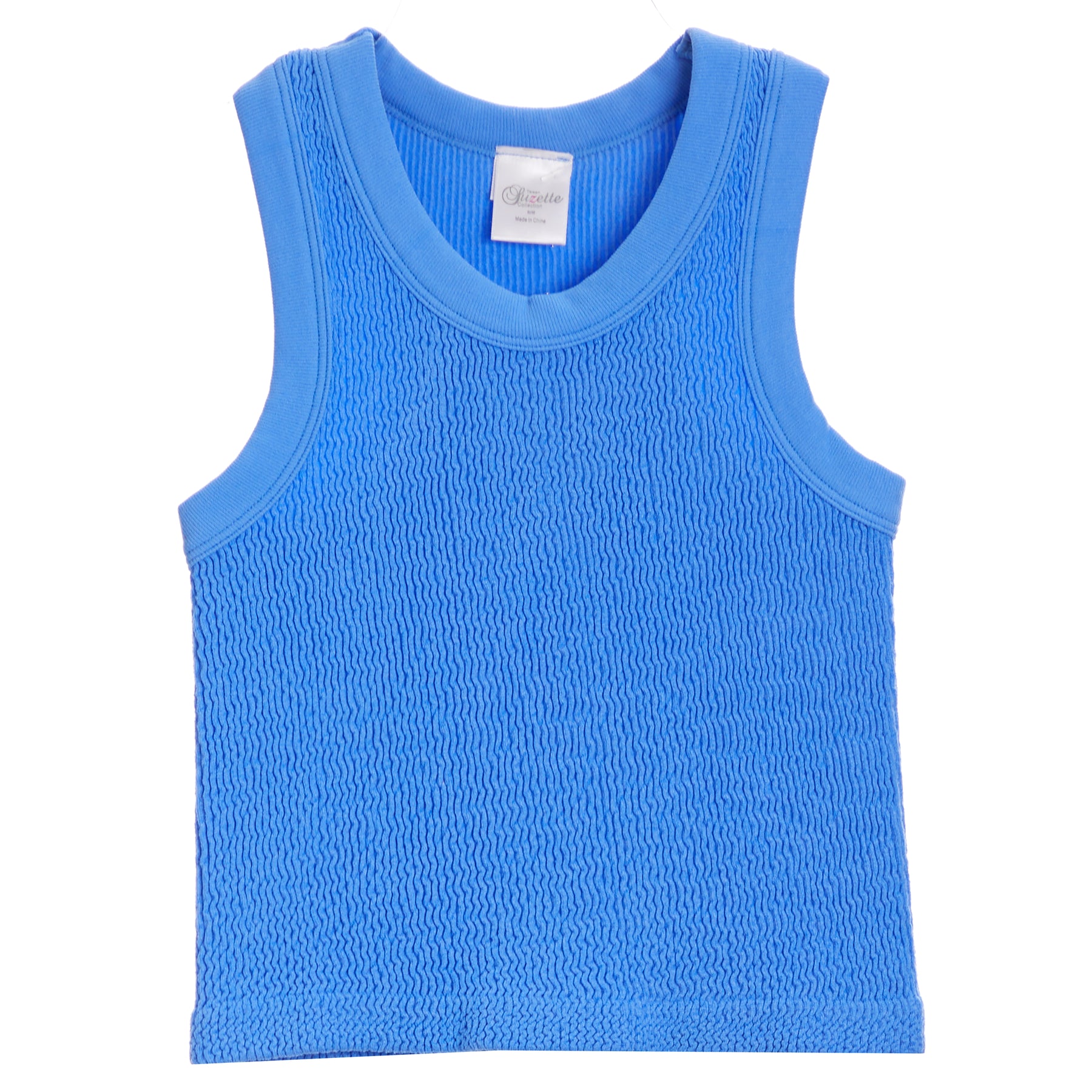 Smocking Sleeveless Tank