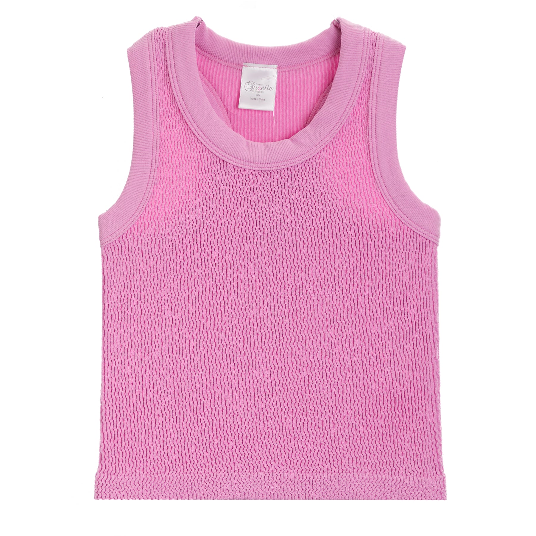 Smocking Sleeveless Tank