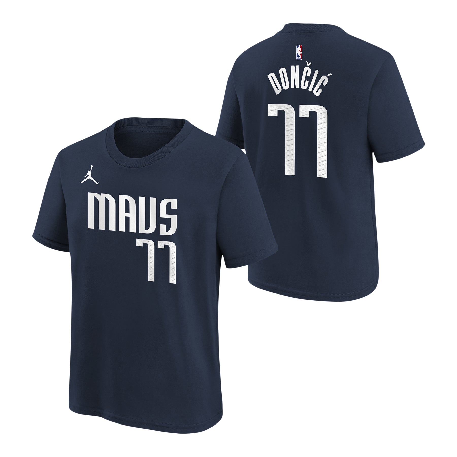Doncic Mavericks Statement Name and Number Tee