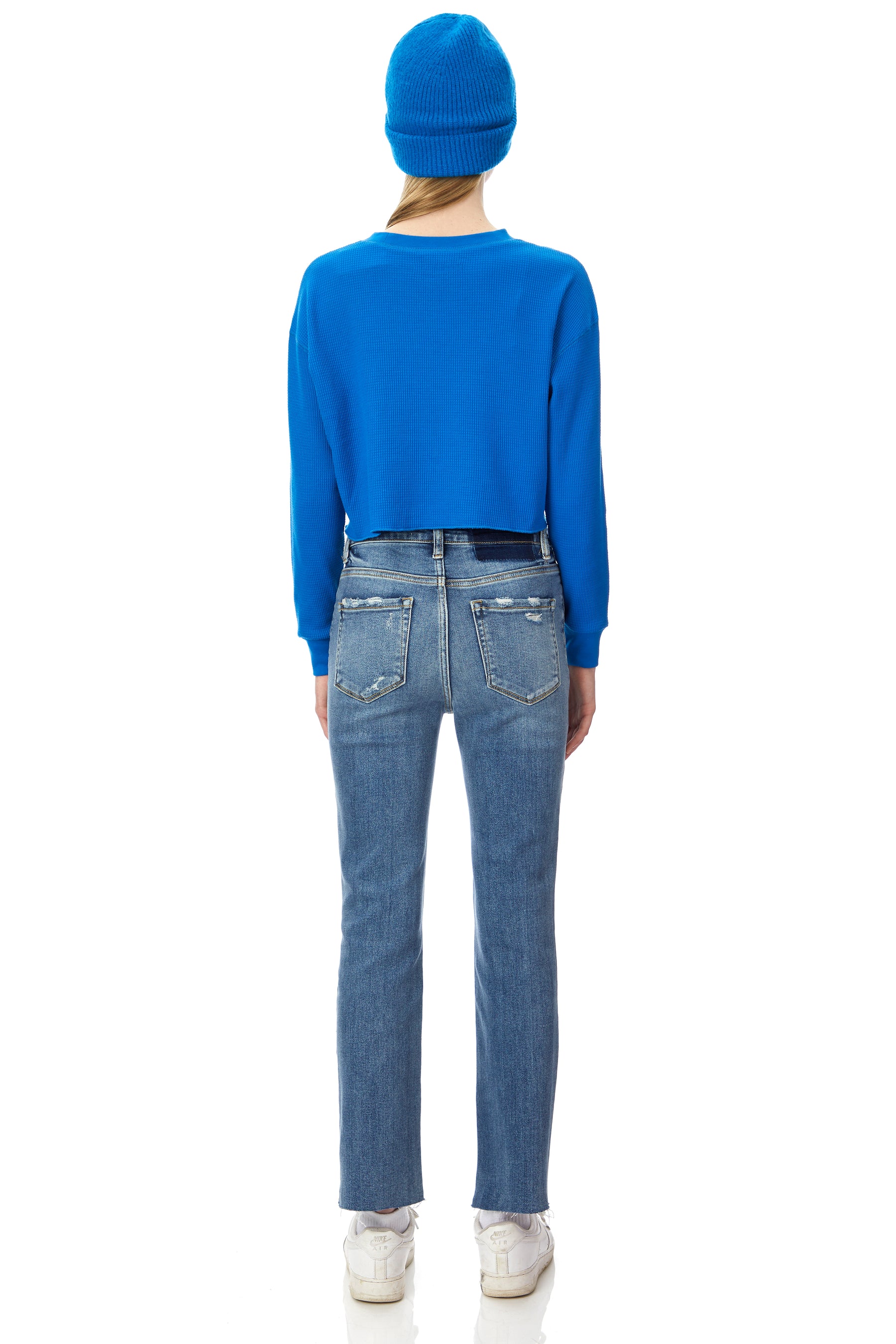 High Rise Ankle Straight