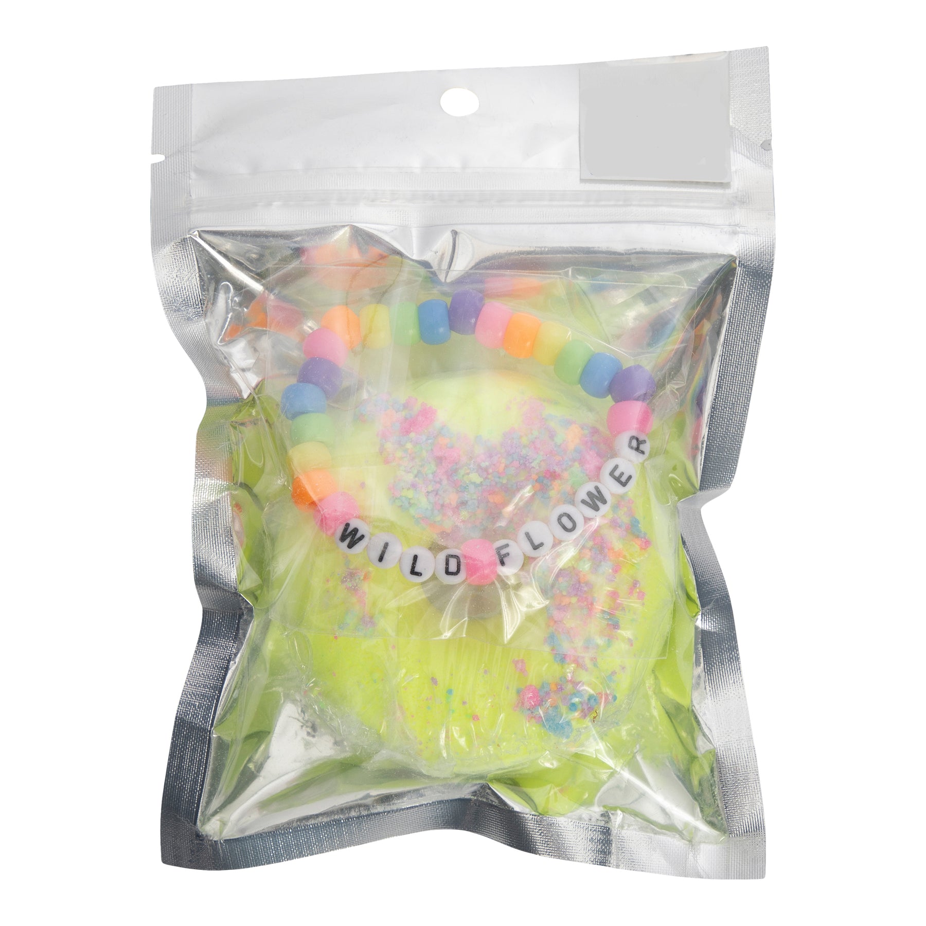 Donut Bath Bomb with Friendship Bracelet