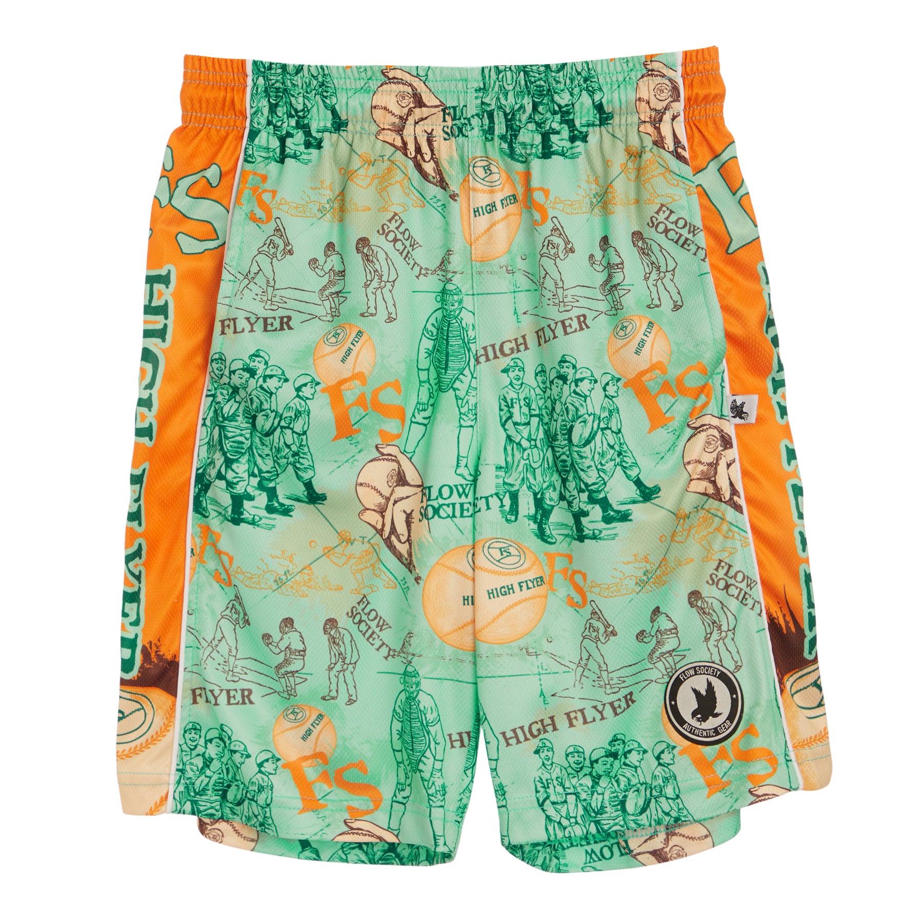 Retro High Flyer Baseball Short