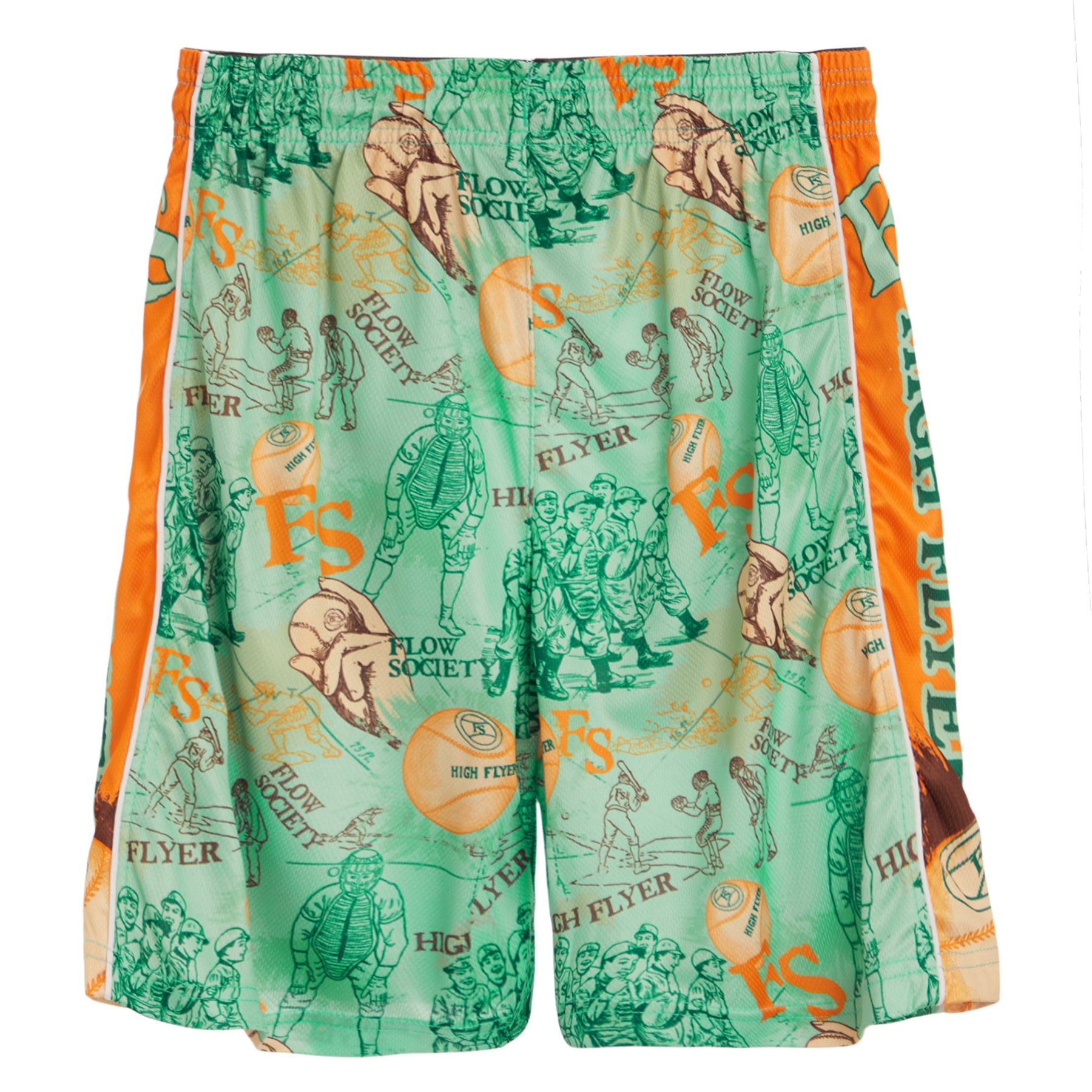 Retro High Flyer Baseball Short