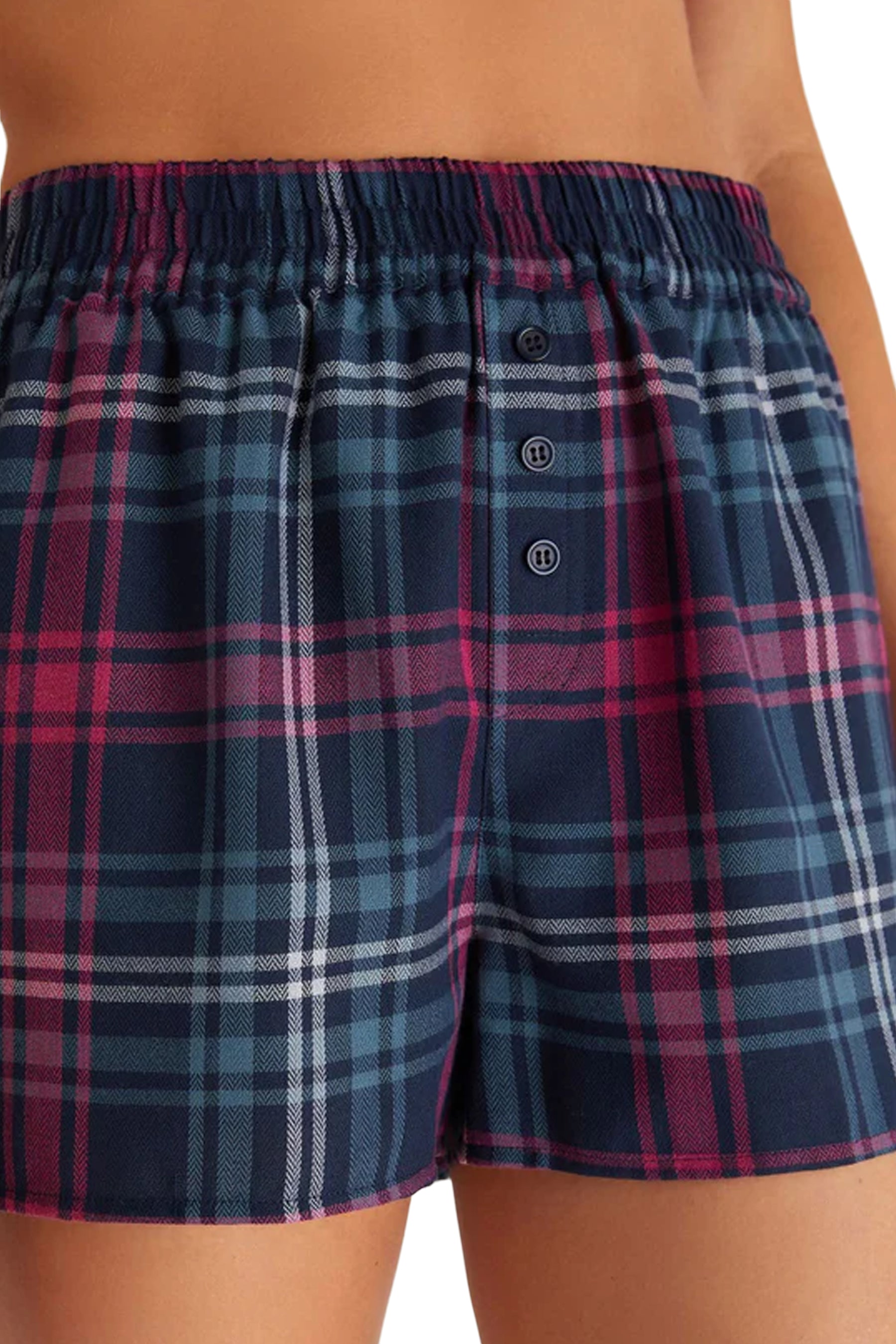 Co-Ed Plaid Boxer
