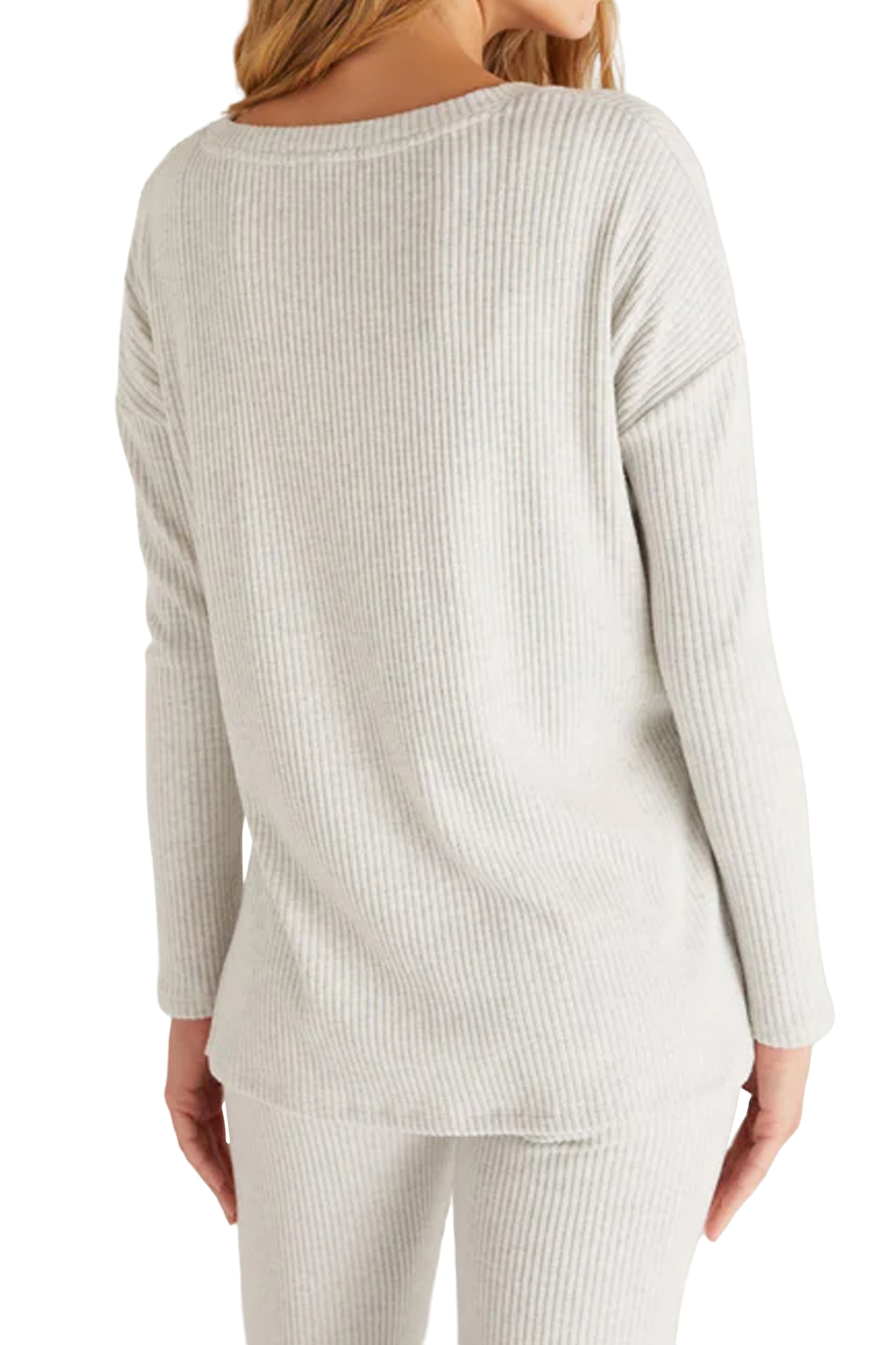 Me-Time Rib Long Sleeve Tee