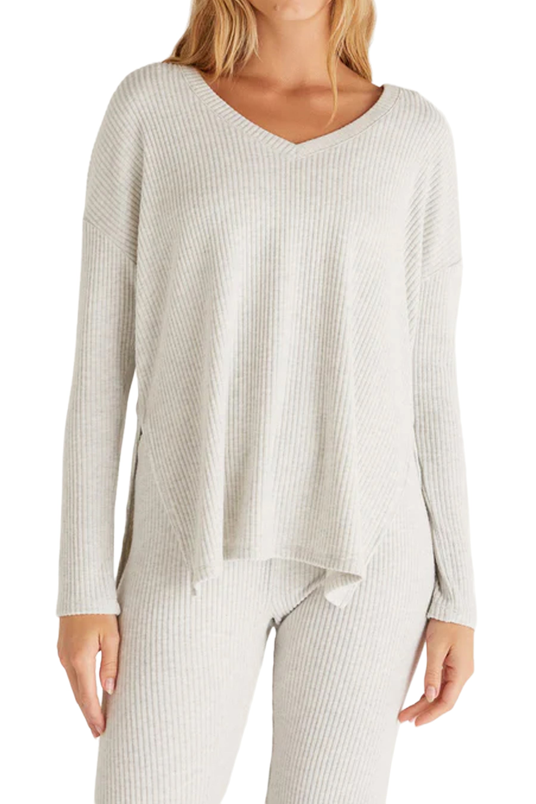 Me-Time Rib Long Sleeve Tee