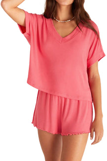 Harper Rib V-Neck Top