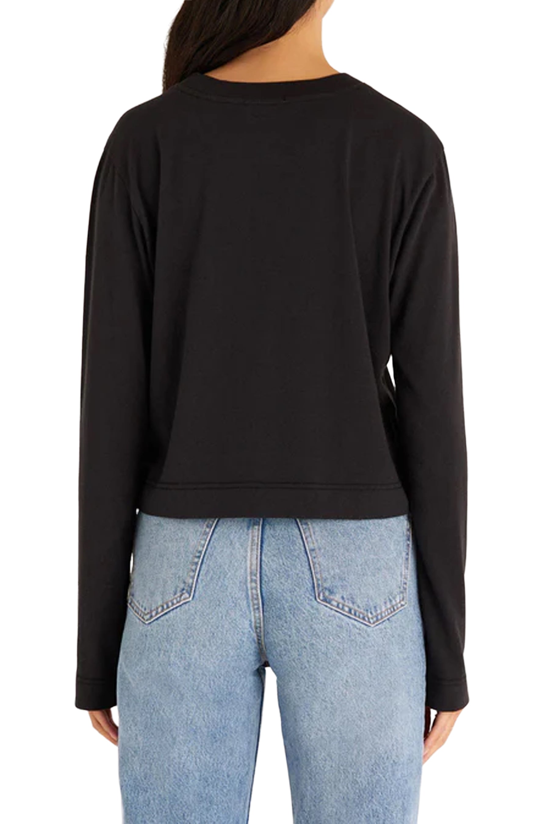 Lupita Brushed Crop Long Sleeve