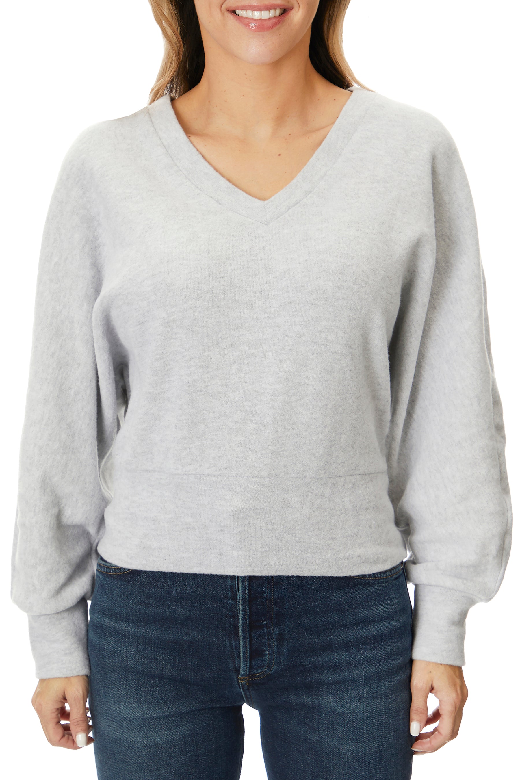 Ohara Plush V-Neck Sweatshirt