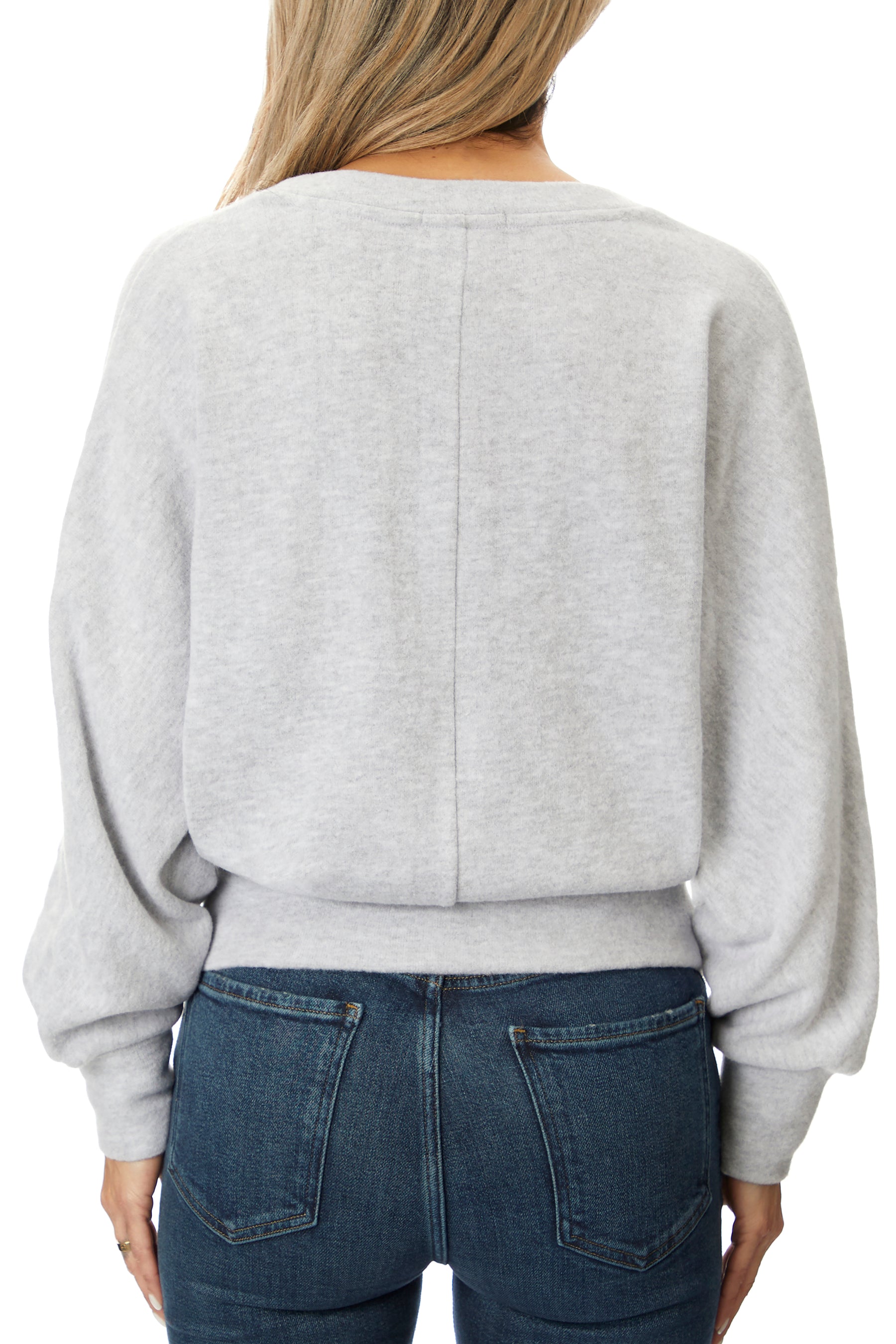 Ohara Plush V-Neck Sweatshirt
