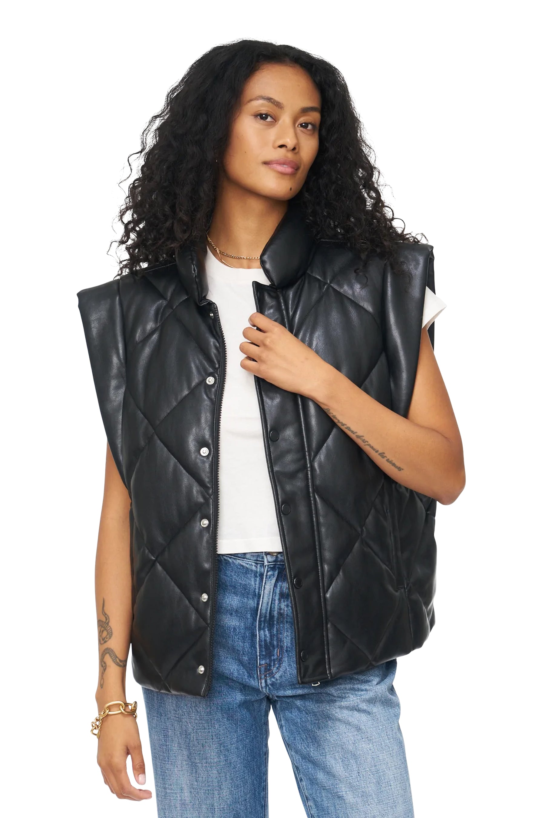 Callista Quilted Vegan Jacket