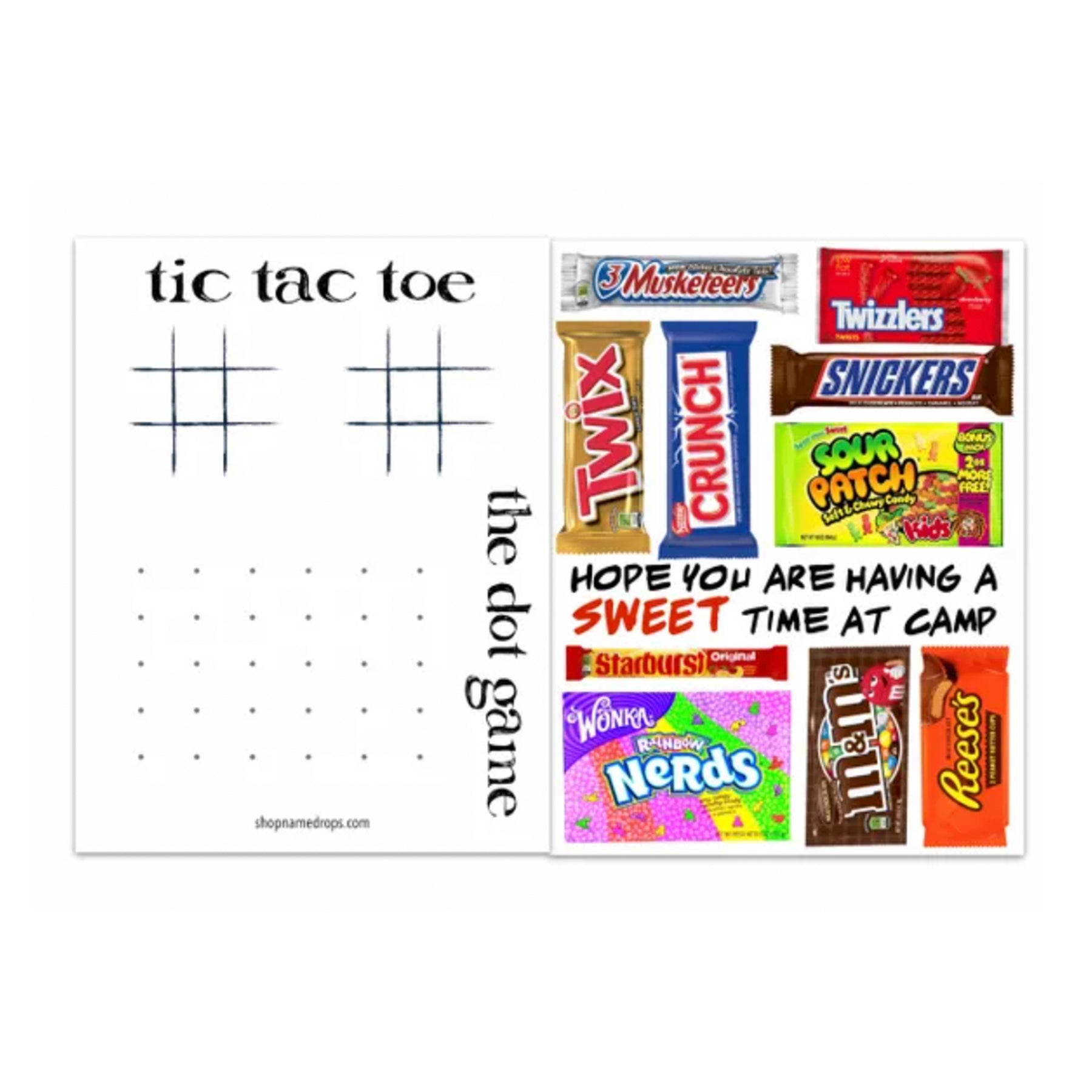 Candies Notecard