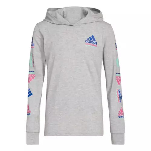 Echo Brand Love Long Sleeve Hooded Tee