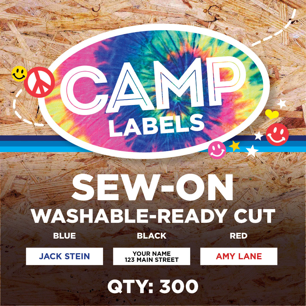 300 Sew On Name Labels